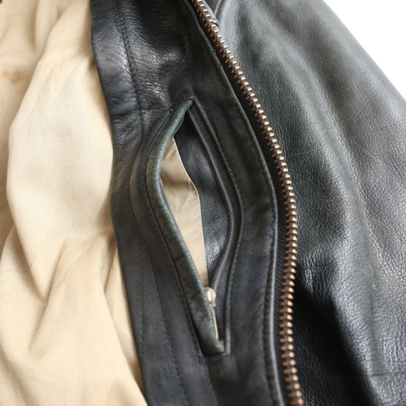 90s Andrew Marc × Wilsons Black Leather Sport J