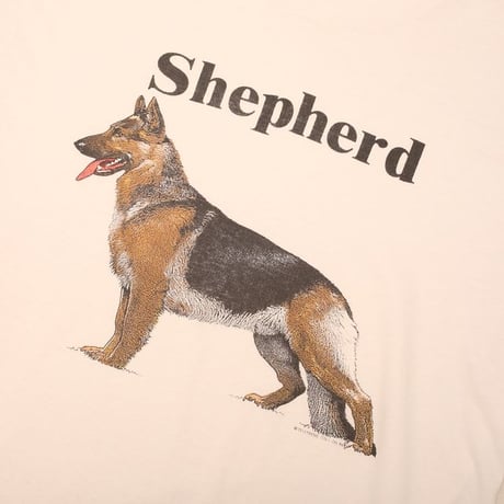 80s Dog Print T-Shirt "Shepherd"