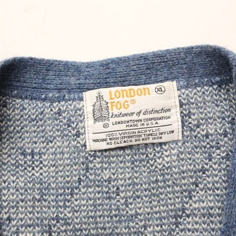 LONDON FOG Acryl Knit Cardigan