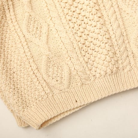 Cable Knit Cardigan MADE IN ENGLAND