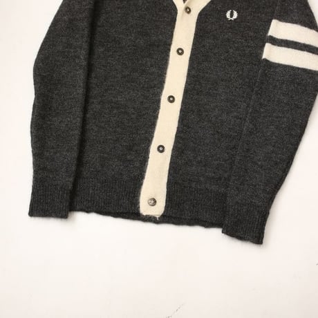 Fred Perry Mohair Blend Knit Cardigan