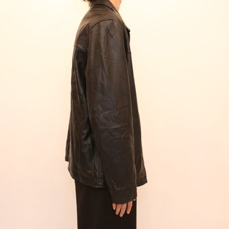 Perry Ellis Black Lambskin Jacket