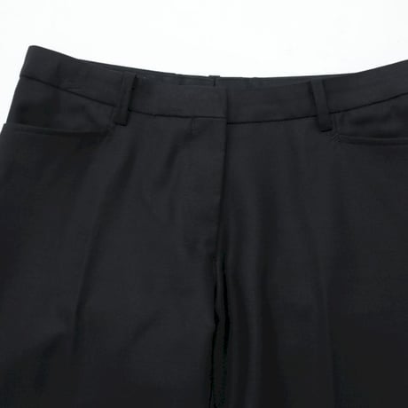 Black Flared Slacks Pants