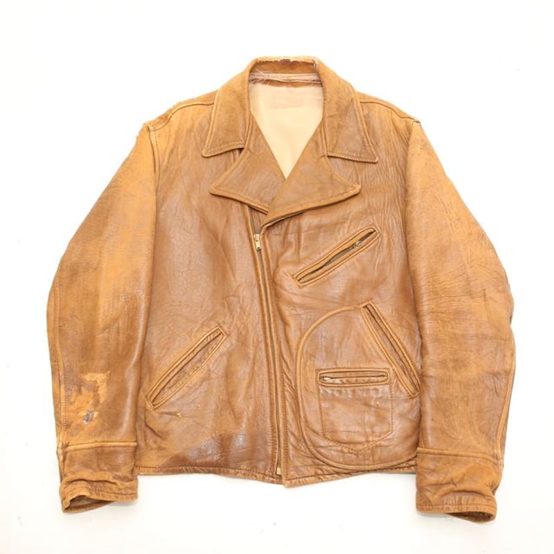 40s Mortorcycle Leather Sports Jacket | Strato