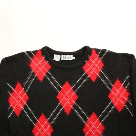 Angora Rabbit Hair × Lambs Wool Knit Sweater