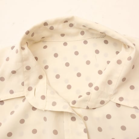 Dot Pattern L/S Shirt