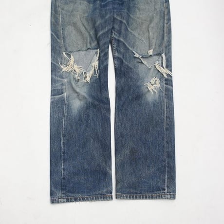 Levi's 501 Damage Denim Pants MADE IN USA