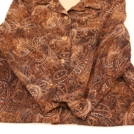Vintage Paisley Pattern Loose Jacket