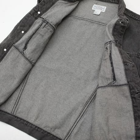Black Denim Trucker Jacket