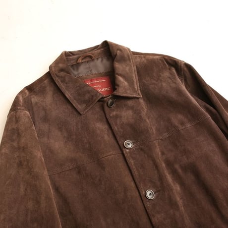 Eddie Bauer Suede Leather Coat