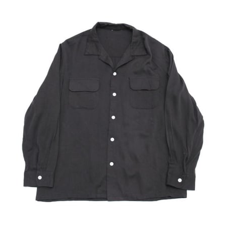 Black Rayon L/S Shirt