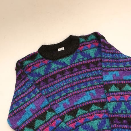 Hand Made Mohair Knit Sweater