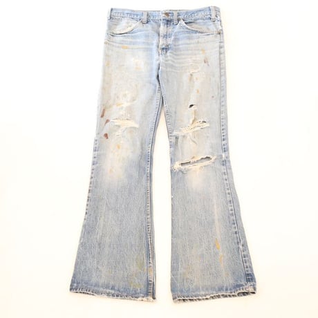 70's JC Penney Plain Pockets Flared Denim Pants