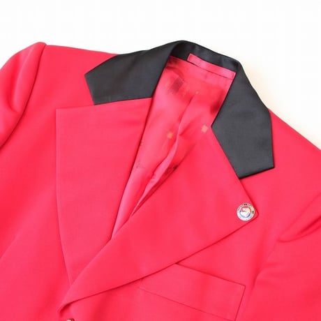Seargent Uniform Blazer (Red, with black satin collar)