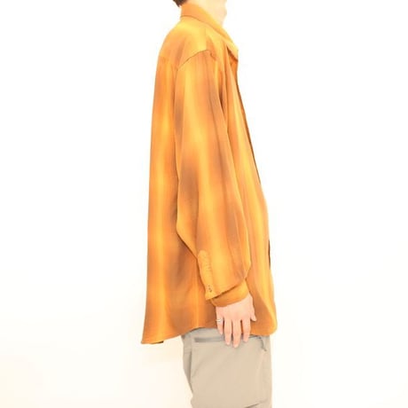 Polynosic Rayon Ombre Check L/S Shirt