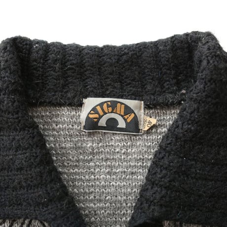 Mohair Blend Wool Knit Cardigan