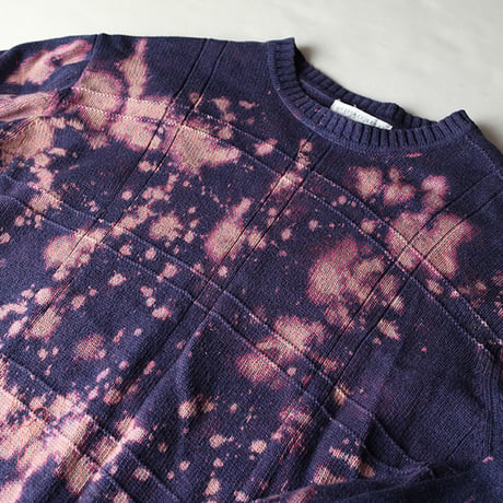 Hard Bleach Wash Cotton Sweater