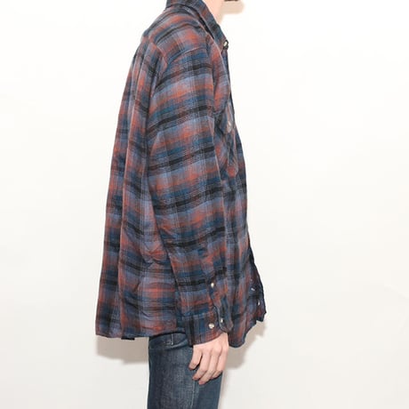 Ombre Check Acrylic L/S Shirt