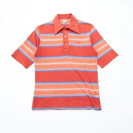 70's HANG TEN Knit Polo Shirt