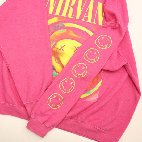 Nirvana Sweat Shirt "Smiley Logo"