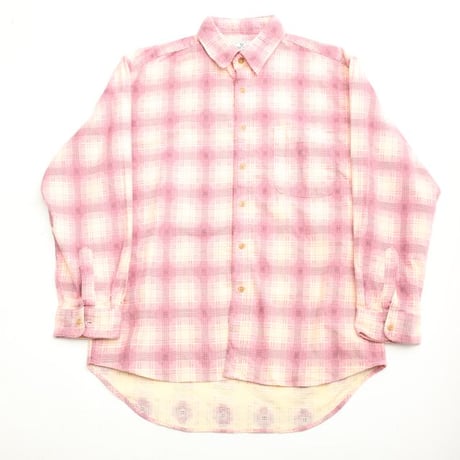 Plaid Print Flannel Shirt
