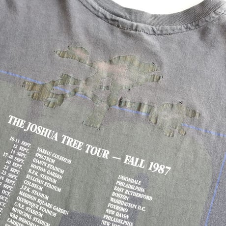 80s U2 "The Joshua Tree" Fall 1987 Tour T-Shirt