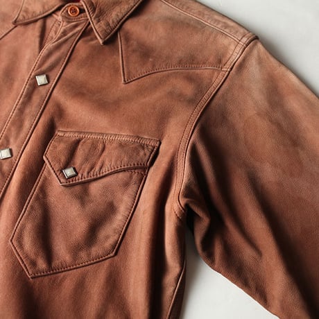 Steerhide Leather Western Shirt