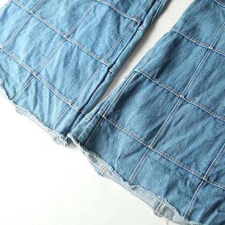 Patchwork Denim Pants