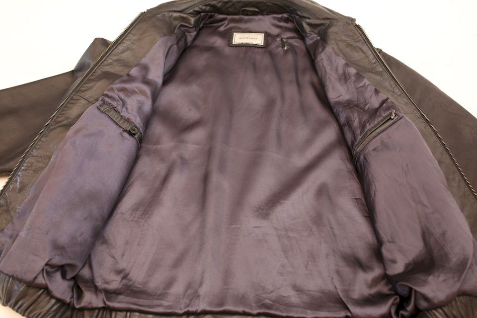 HATHAWAY Black Leather Jacket | Strato