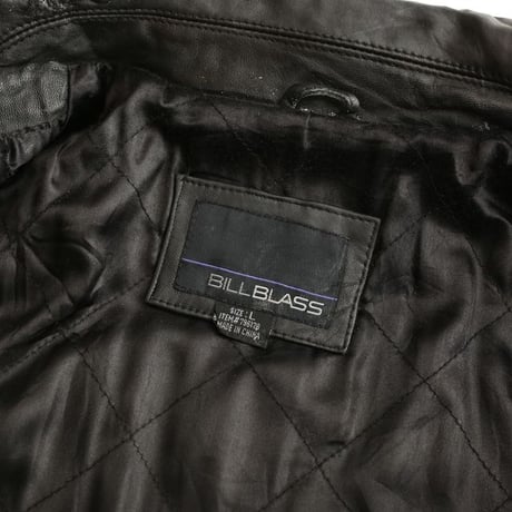 Black Leather Jacket Loose Silhouette