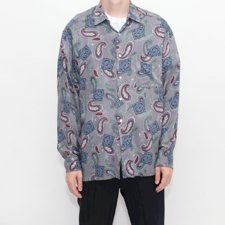 Paisley Pattern L/S Shirt
