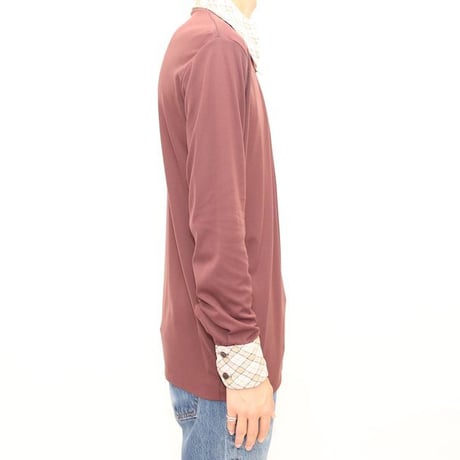 70's Kmart Pullover Polyester L/S Shirt