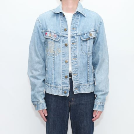 70's Lee Embroidery Denim Jacket