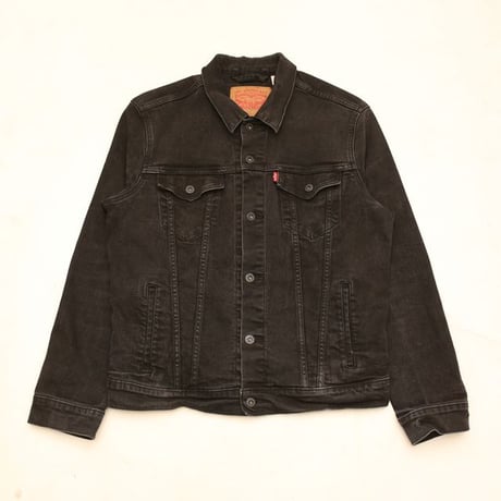 Levi's Black Denim Jacket Patch Remake