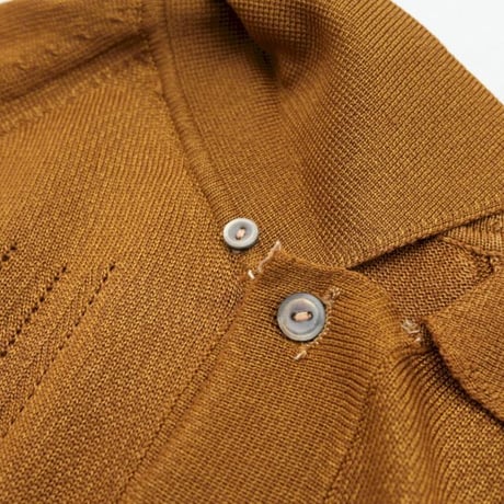 Euro Vintage Knit Polo Shirt