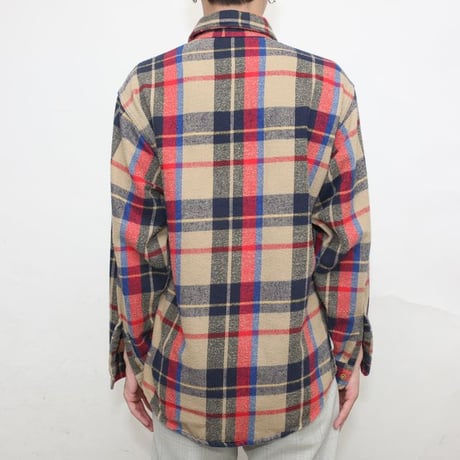80s BIG MAC Cotton Flannel Plaid Shirt