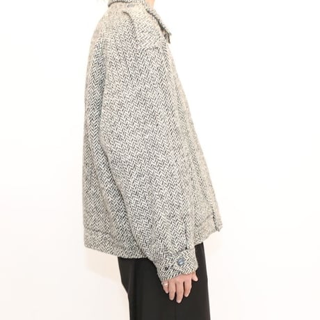 Euro Vintage Tweed Wool Jacket "Made In Italy"