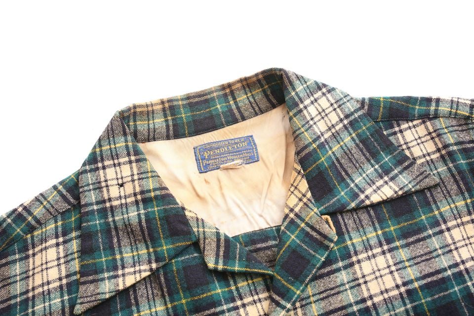 40s PENDLETON 40年代 ペンドルトン ウールシャツ 千鳥格子 40s PENDLETON 40年代 ペンドルトン ウールシャツ 千鳥格子 トップス