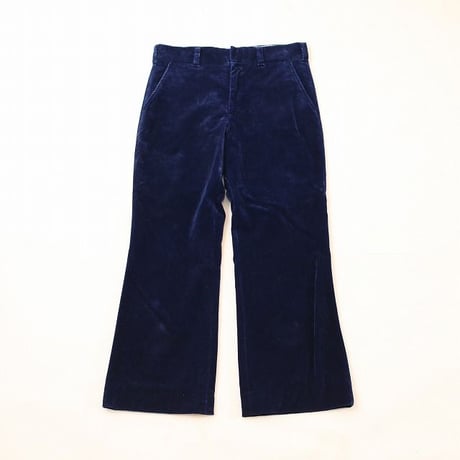 Velvet Boots-cut Pants