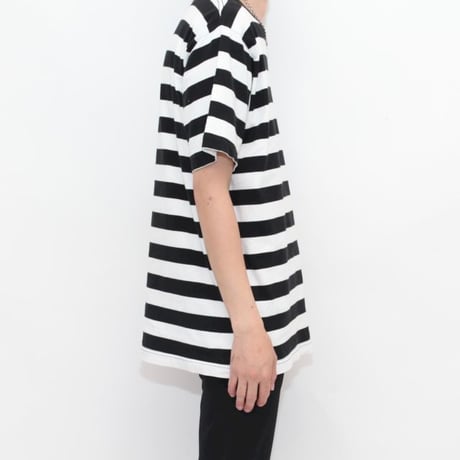 Black × White Border T-Shirt