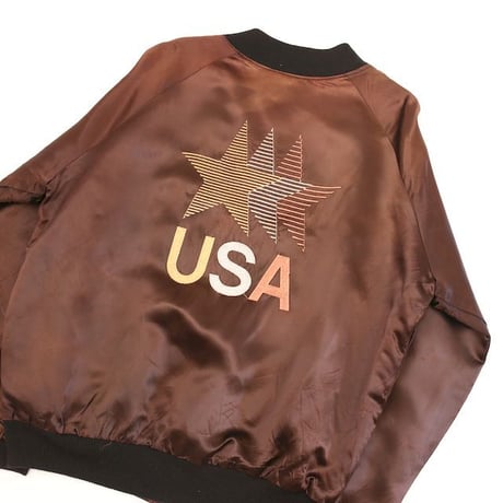 Embroidery Blouson Jacket Loose Silhouette