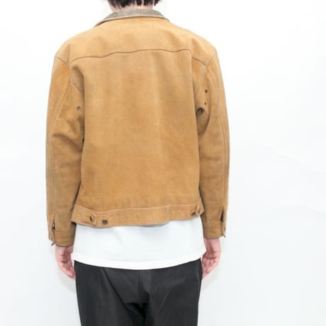 Suede Leather Trucker Jacket