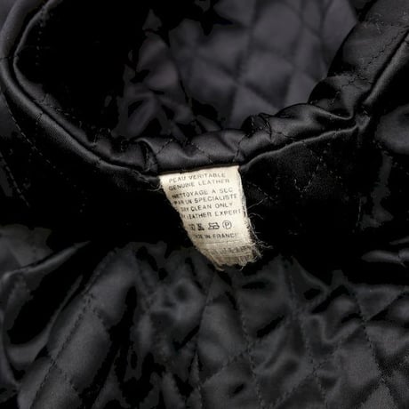 Agnes b. Black Leather Coat MADE IN FRANCE