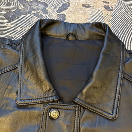 Flight Leather Jacket Black