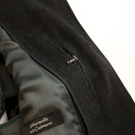 Euro Vintage Virgin Wool & Cashmere Coat