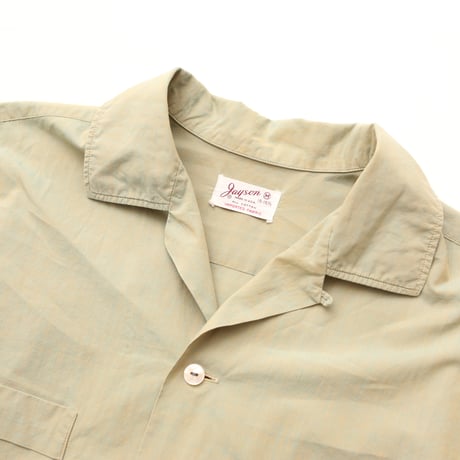 60’s Gayson Cotton Open Collar L/S Shirt