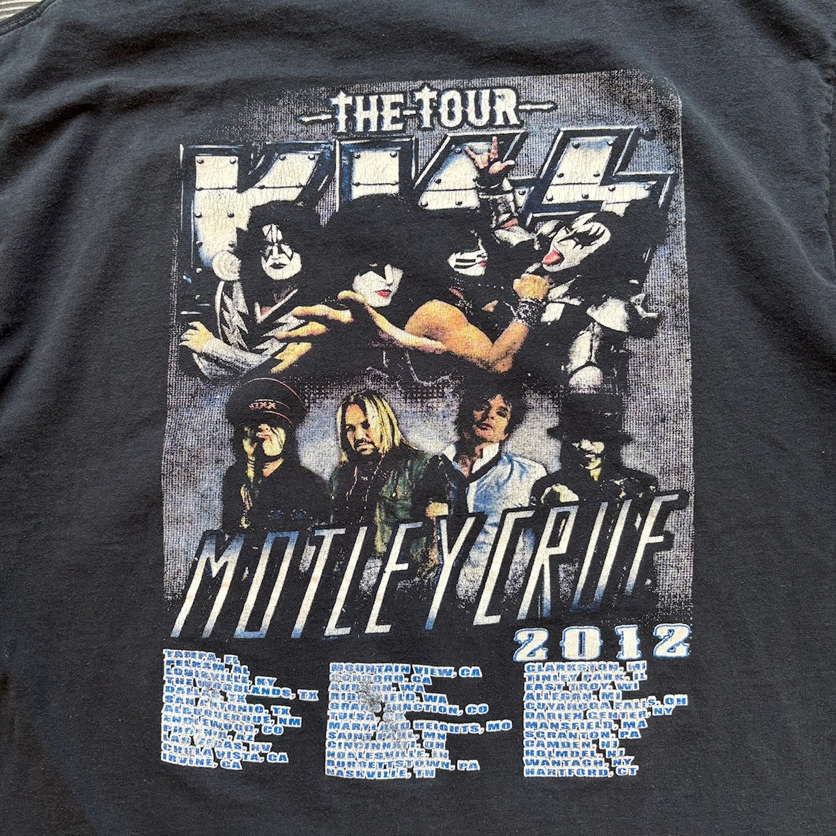 KISS 2012年製　バンドツアーTシャツ　　M Kiss 2012 Tour T-Shirt | Strato