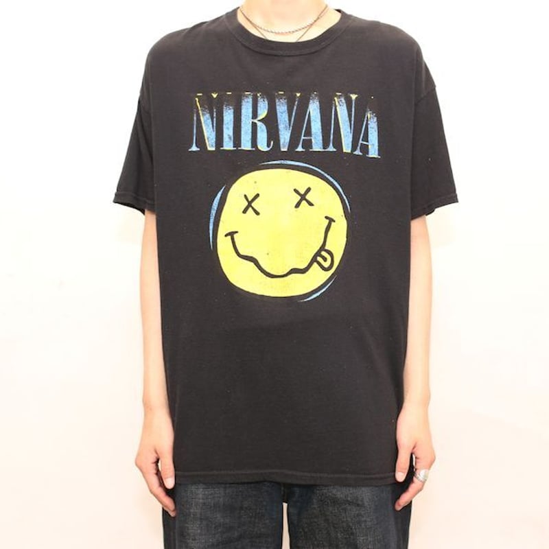 90年代 Nirvana Tシャツ smiley スマイリー-