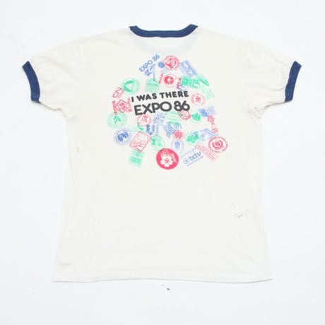 Vintage Ringer T-Shirt "EXPO 86"