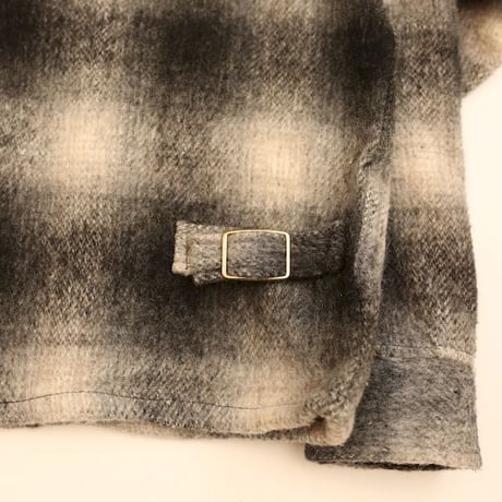 70's melton Ombre Check Jacket MADE IN USA